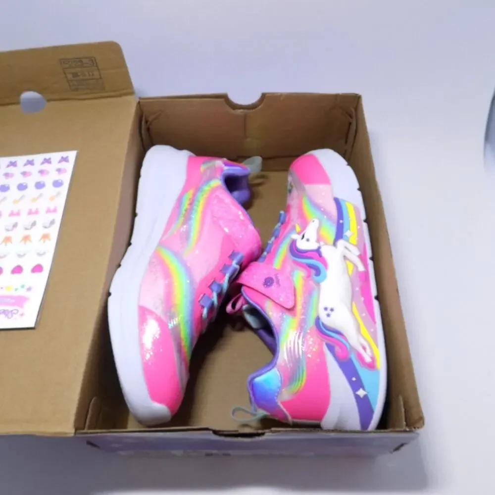 Skechers Unicorn Chaser Light-Up Girls Sneaker - Kids Size 3